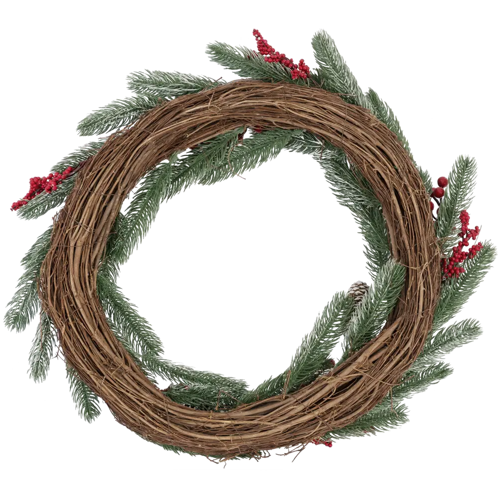 85128857 Венок рождественский с ягодами 45 см STLM-0956383 Santreyd  - Вид №1
