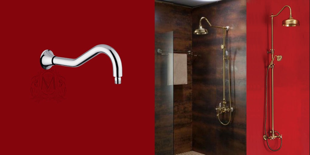 Кронштейн душевой MIGLIORE Ricambi ML.RIC-36.128.DO, золото, 330 мм  - Вид №4