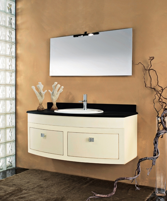 8092 Tifernoit Композиция для ванной, покрытая лаком цвета слоновой кости Bagno 