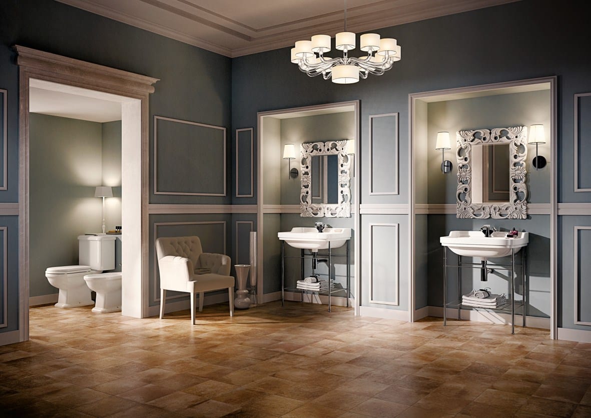 Хромированный металлический умывальник Ceramica Flaminia Efi ARCH-00092429 - Вид №5