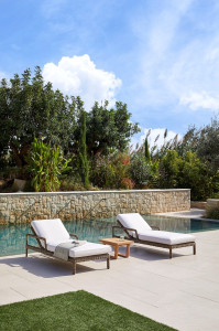 Откидная Садовая кровать с подлокотниками