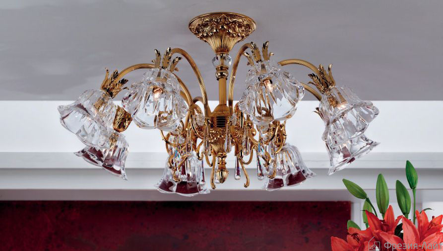 Orion LU 2392/8 gold LA BOHEME люстра потолочная 80411