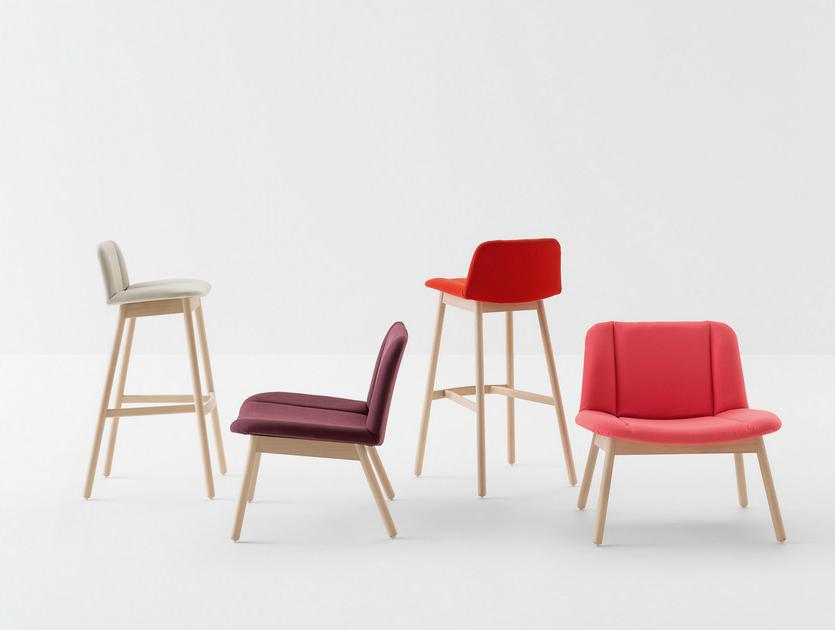 Billiani Кресло с тканевой обивкой Hippy 615 - Вид №1