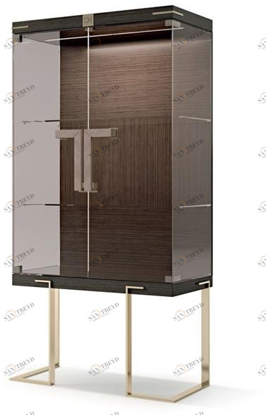 Carpanese Home Витрина из дерева и стекла со встроенной подсветкой Contemporary 7901