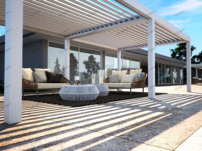 PRATIC F.lli ORIOLI Отдельностоящая пергола с регулируемыми жалюзи Vision sun-id-1423257