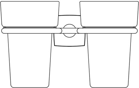 ESP 007 Держатель с 2-мя стаканами FBS Esperado - Вид №1