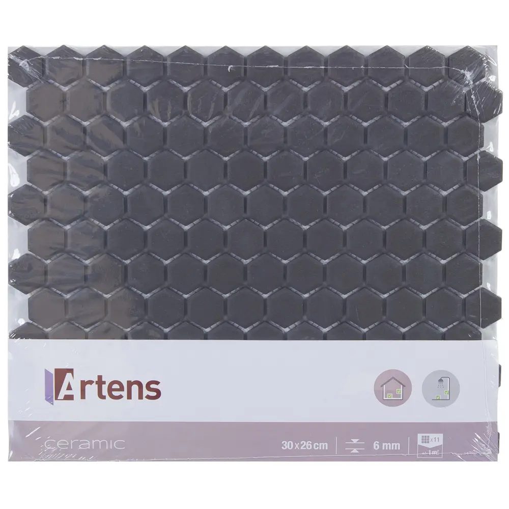 Мозаика Artens, 30х26 см, керамика, цвет чёрный 18738222 STLM-2004691  - Вид №4