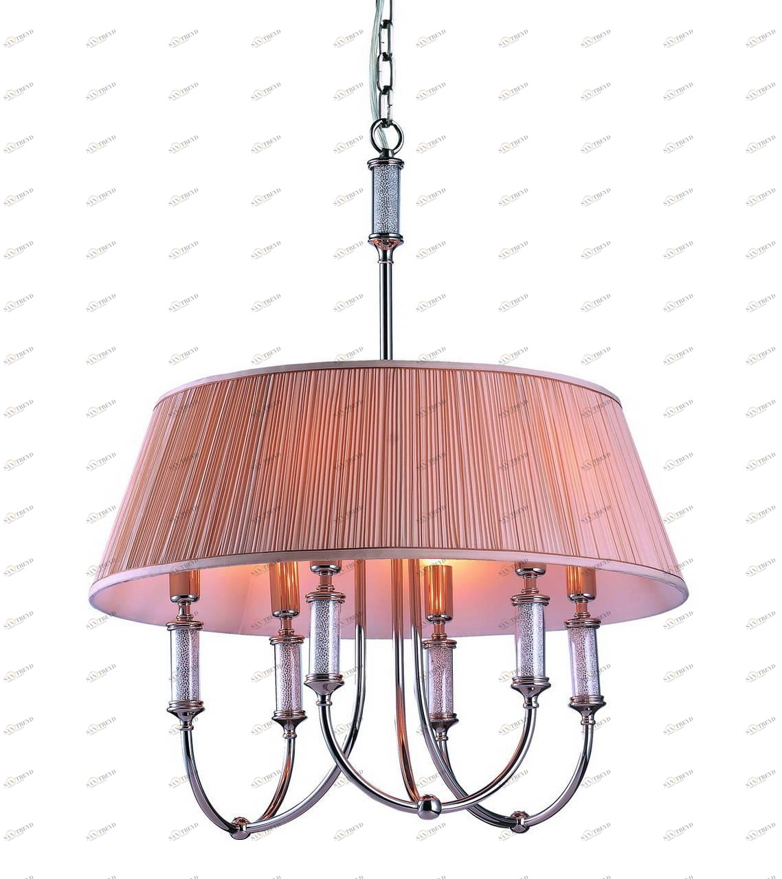 Подвесная люстра Divinare Eleganza 1167/01 SP-6 DIVINARE ДИЗАЙНЕРСКИЕ, ELEGANZA 074559 Бежевый 