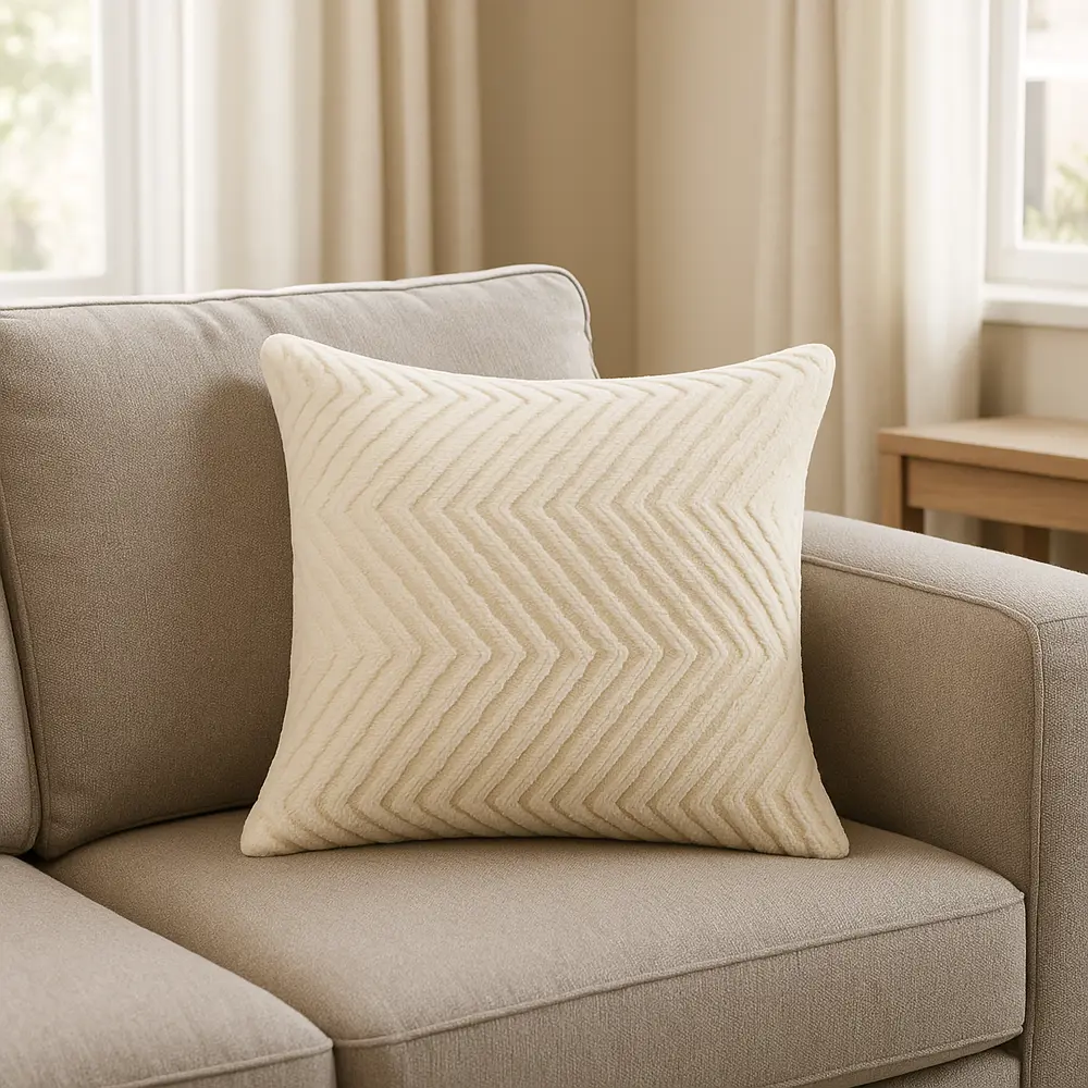 Подушка София 45x45 см цвет экрю СТОЛИЦА ТЕКСТИЛЯ STLM-2046002 - Вид №3