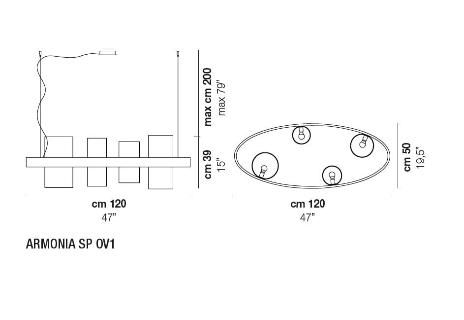Светодиодный подвесной светильник Vetreria Vistosi гармония ARCH-00031423 - Вид №6