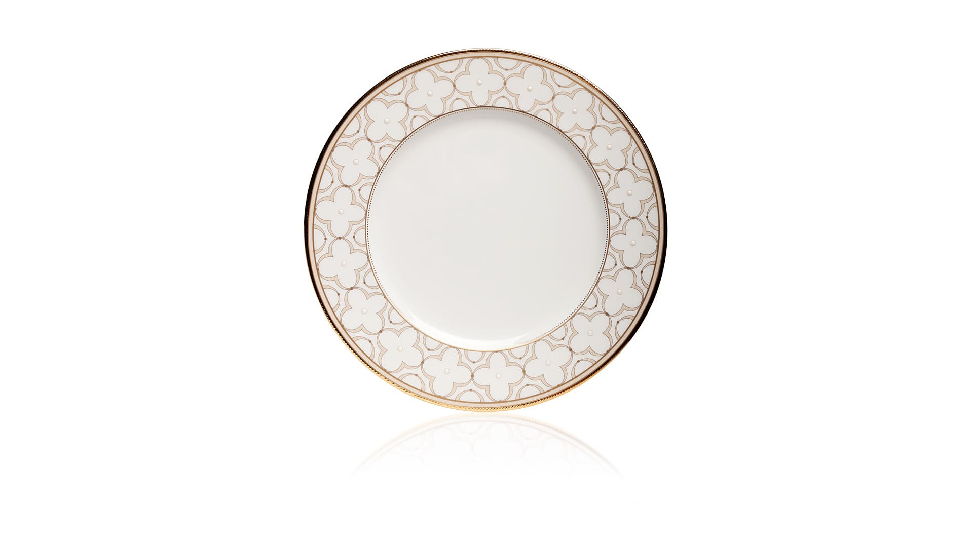 10668450 Noritake Сервиз столовый Noritake "Трефолио,золотой кант" на 6 персон 23 предмета Фарфор костяной  - Вид №5