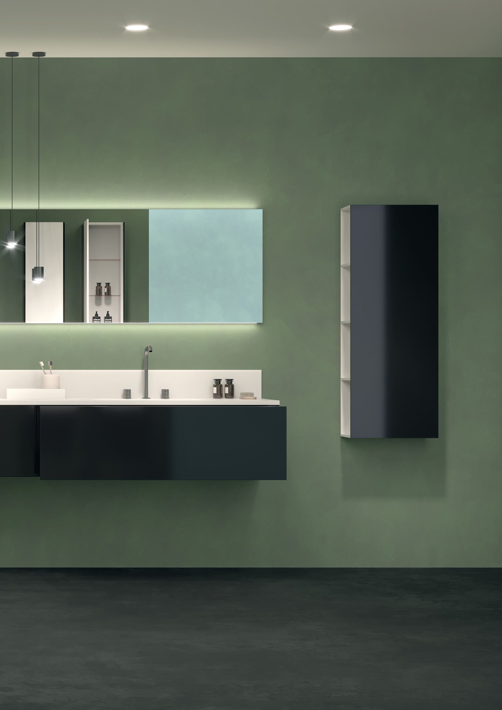 Навесной шкаф для ванной комнаты Corian® Acquapazza Corian ® elements ARCH-00042379 - Вид №3