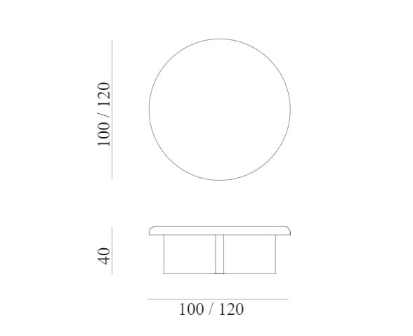Круглый журнальный столик из красного дерева Exteta Individual ARCH-00134671 - Вид №3