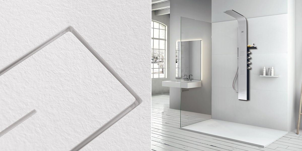 Душевой поддон Evo 90 см 5EVA1N0 Gruppo Geromin - Вид №1