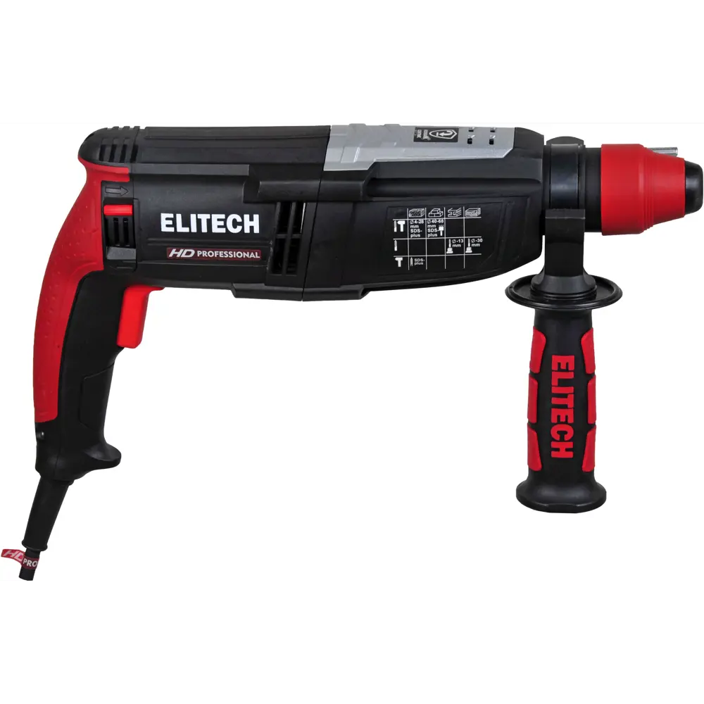 Перфоратор Elitech HD RH0928RE с ударной силой 3.2 Дж для профессиональных работ 89375683 STLM-1342631 - Вид №2