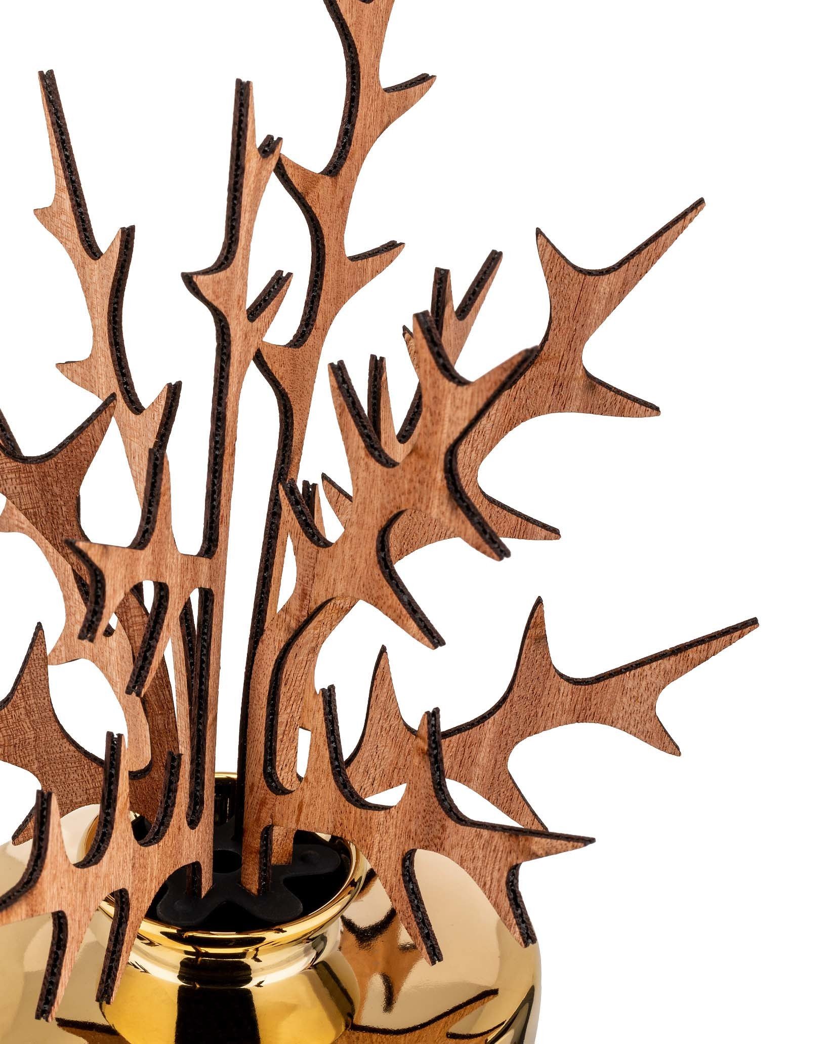 Листовой диффузор для комнаты. Ооо Алесси Пять сезонов Alessi MW64 6S GD - Вид №2