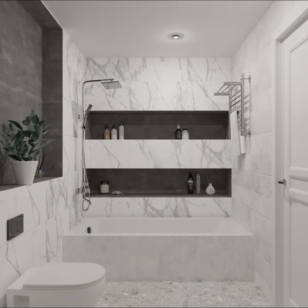 Axima Оштен — настенная плитка с бетонным эффектом 30×60 см 89433515 STLM-1565625 - Вид №4