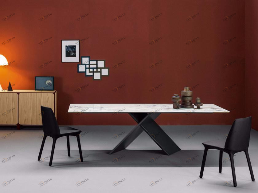 Bonaldo Прямоугольный керамический стол Ax sun-id-1347856