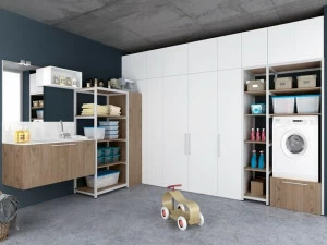 Archeda Постирочный шкаф из нпл с распашными дверцами Laundry