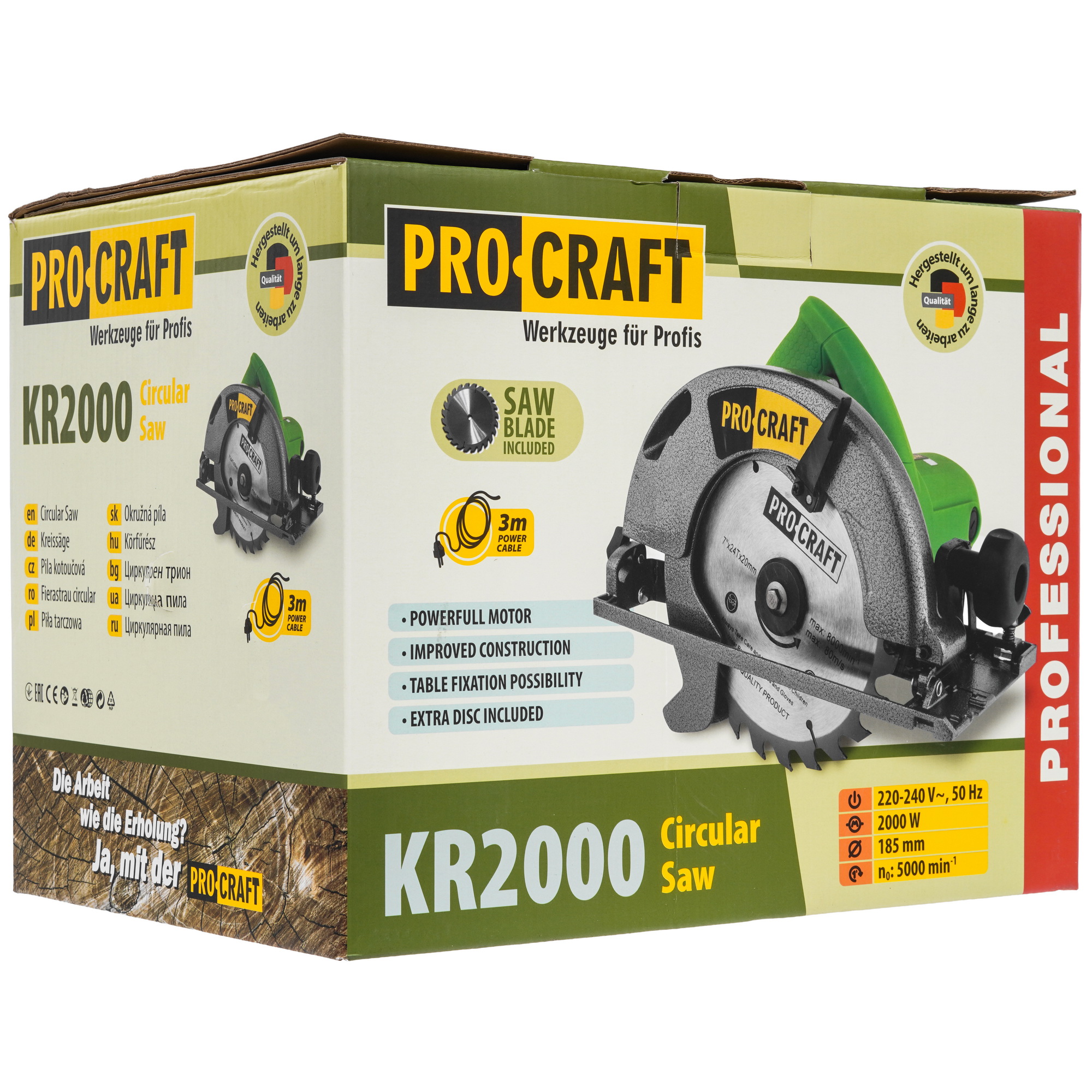 Пила дисковая PROCRAFT KR2000 9277871 STDN-0037993 - Вид №9