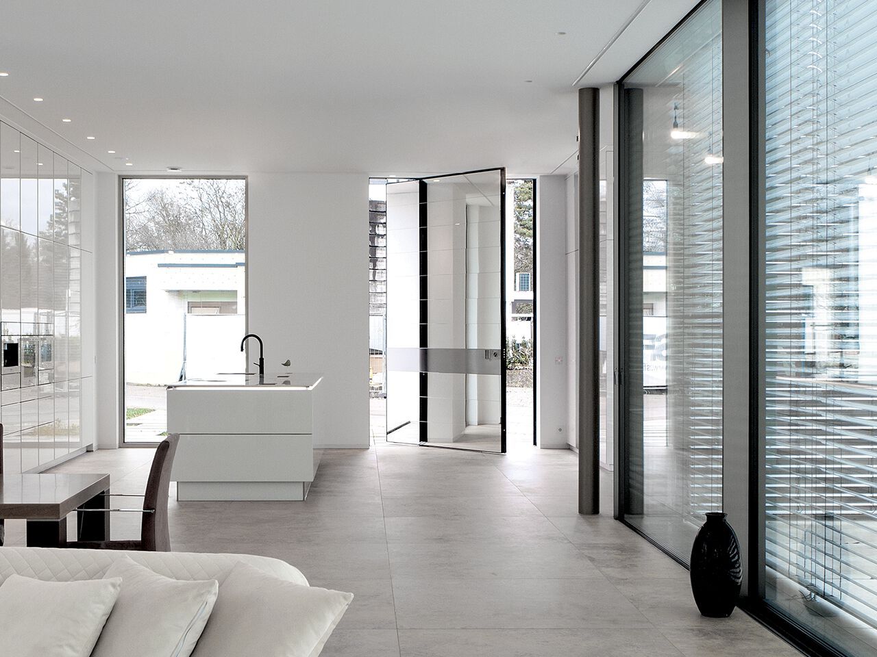 Стеклянная входная дверь Oikos Synua ARCH-00134958 - Вид №1