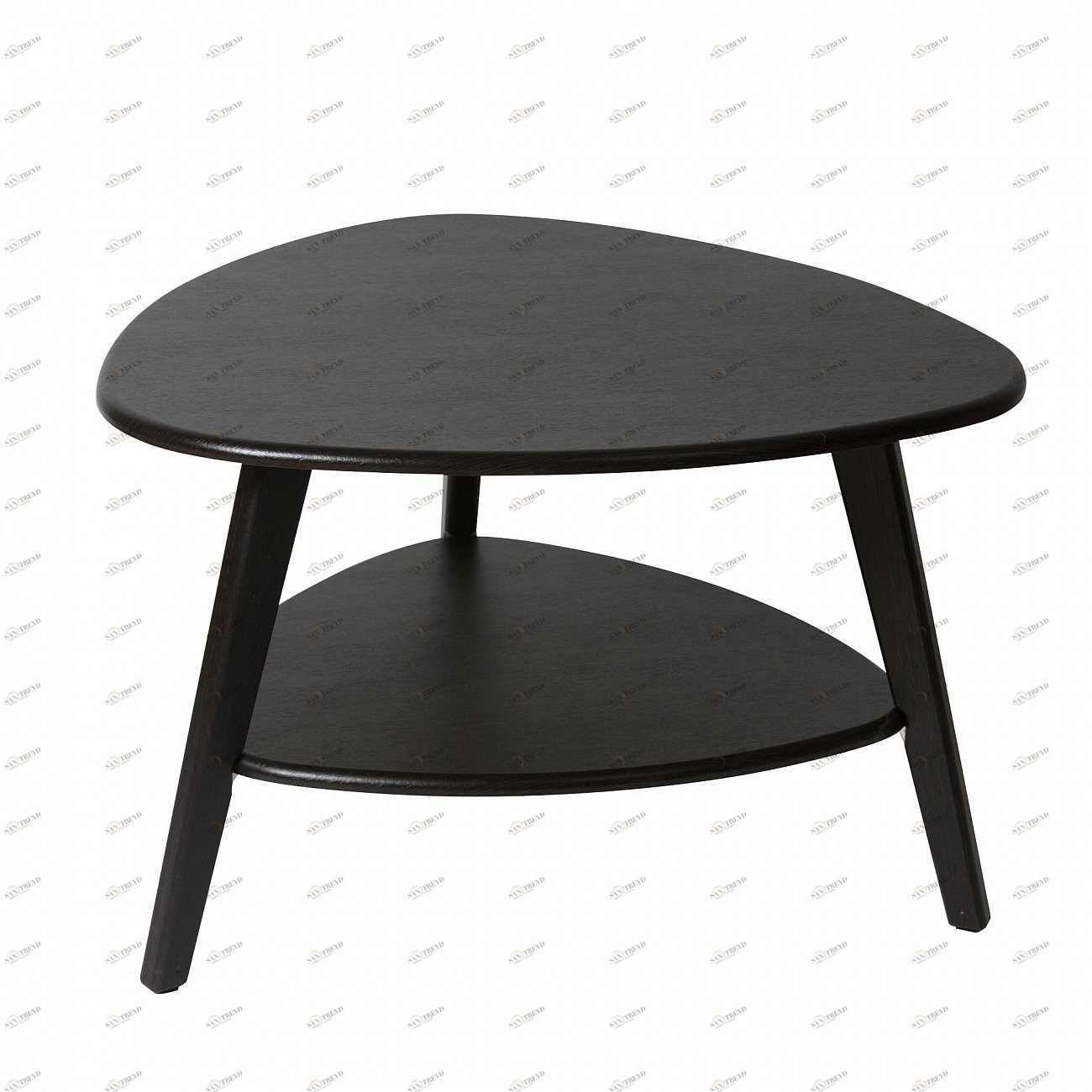 Кофейный столик с полкой венге Leset "Джилонг" IMPEX  00-3967363 Венге 