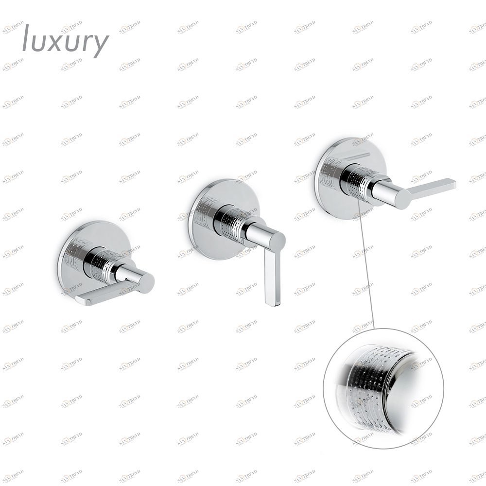 Скрытая душевая группа в сборе с переключателем на 2 выхода, с соединениями 1/2 ". BLINK CHIC NEWFORM Италия 71172E