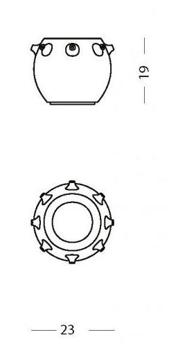 PIMAR Каменная ваза Лечче  Ca28, ca29, ca30  - Вид №4
