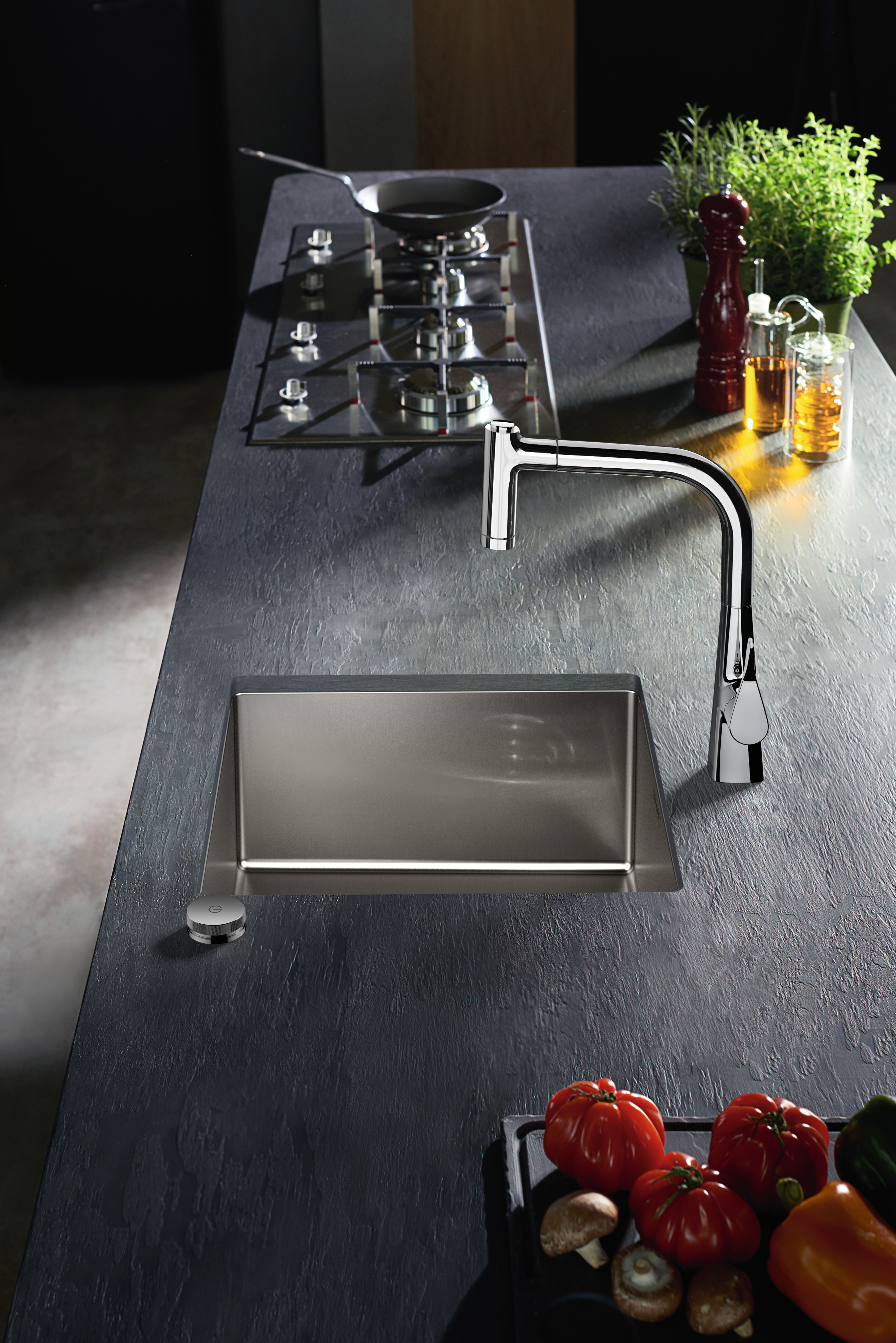 43301800 S71 S711-F450 Встраиваемая мойка 450 Hansgrohe  - Вид №2