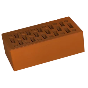 Кирпич облицовочный Новомосковск М150 красный гладкий 250x120x88 мм 1,4 НФ