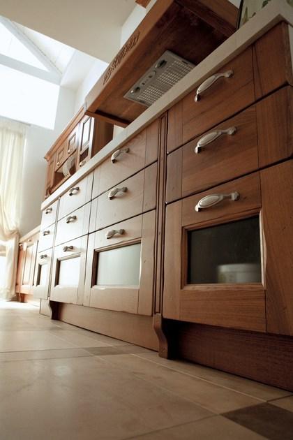 Floritelli Cucine Линейная модульная кухня в ясене Carmen sun-id-1510609 - Вид №4