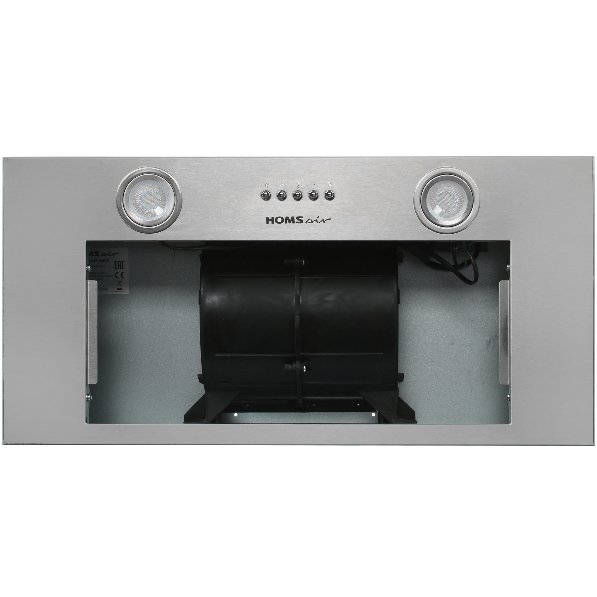 8160062 Вытяжка полновстраиваемая HOMSair CAMELIA POWER 60 серебристый STDN-0095222 - Вид №6