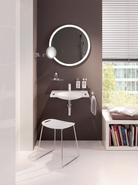 815.06.11045 Дозатор для мыла или дезинфицирующего средства с держателем HEWI Spenderprodukte  - Вид №1