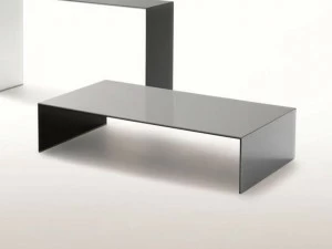 Glas Italia Низкий прямоугольный журнальный столик из хрусталя Sio2 bridge