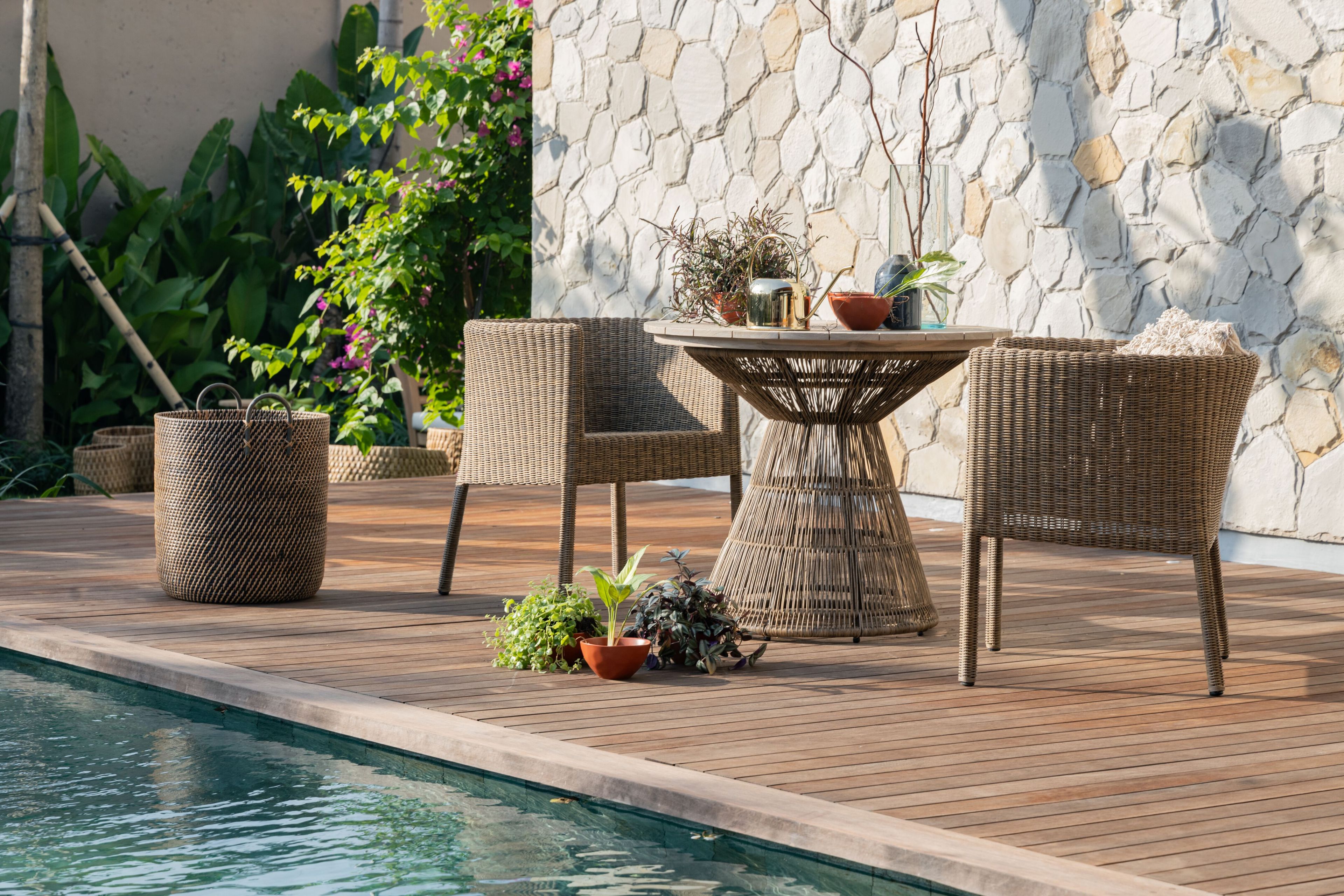 Синтетическое волокно садовое кресло с подлокотниками cbdesign Mirelle ARCH-00113196 - Вид №6