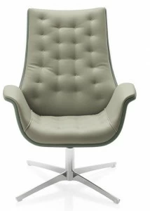 Kastel Вращающееся кресло на козелке из кожи Kriteria