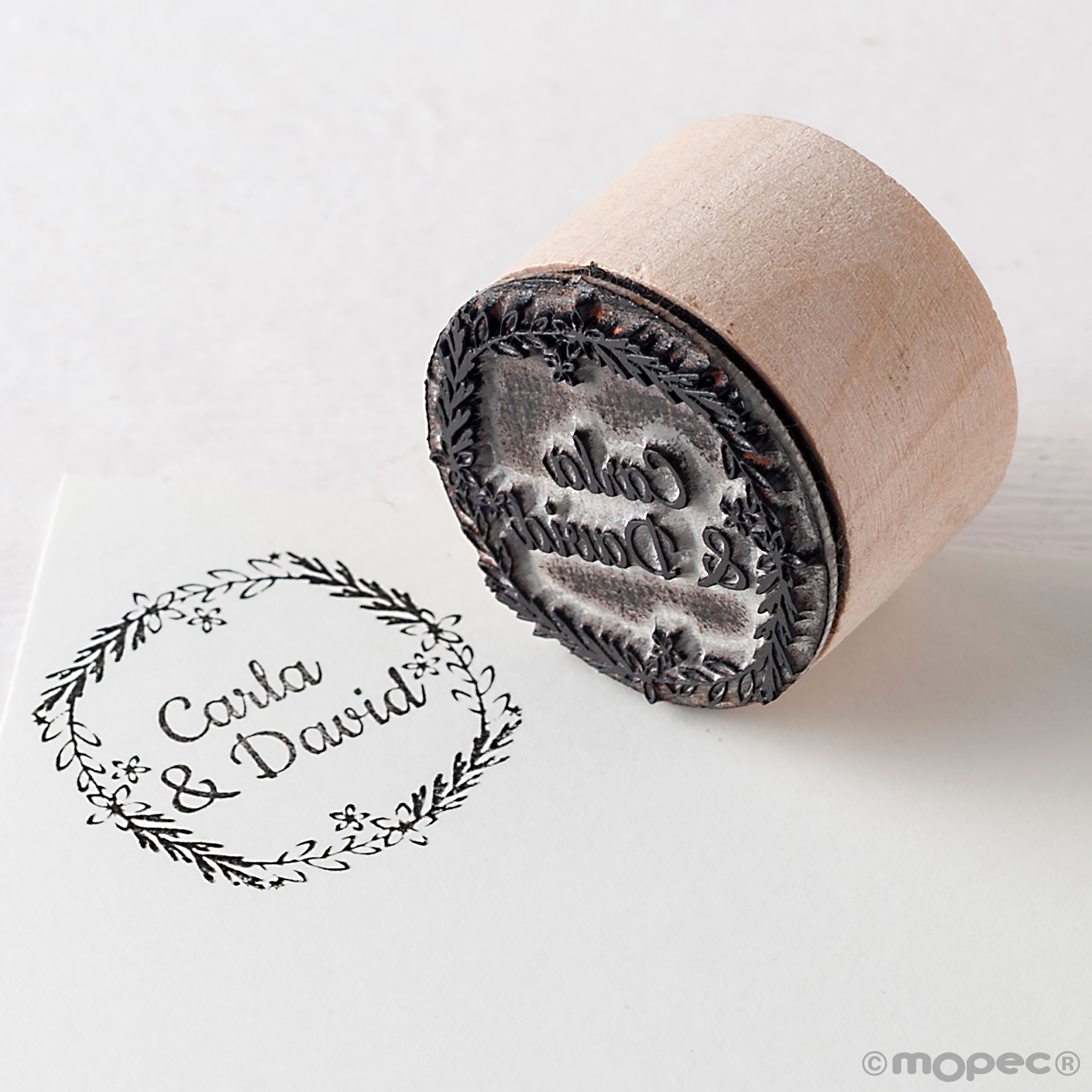 W630 Круглая персонализованная надпись романтической короны Dekoraniaevents Bodas  - Вид №1