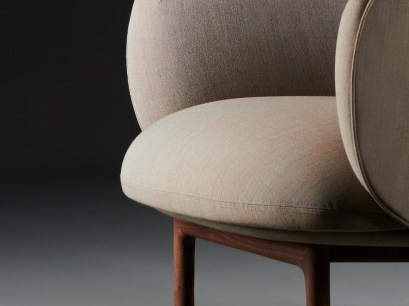 Artisan Кресло из ткани с подлокотниками Mela Ltme1r1xxyy  - Вид №1