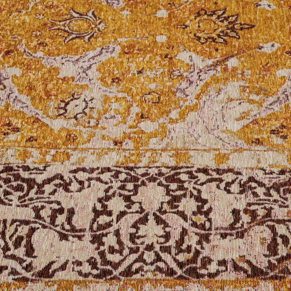 Ковер полиэстер/хлопок Прато 59 Х 195x285 см цвет золотистый CTIM STLM-2160026 - Вид №3