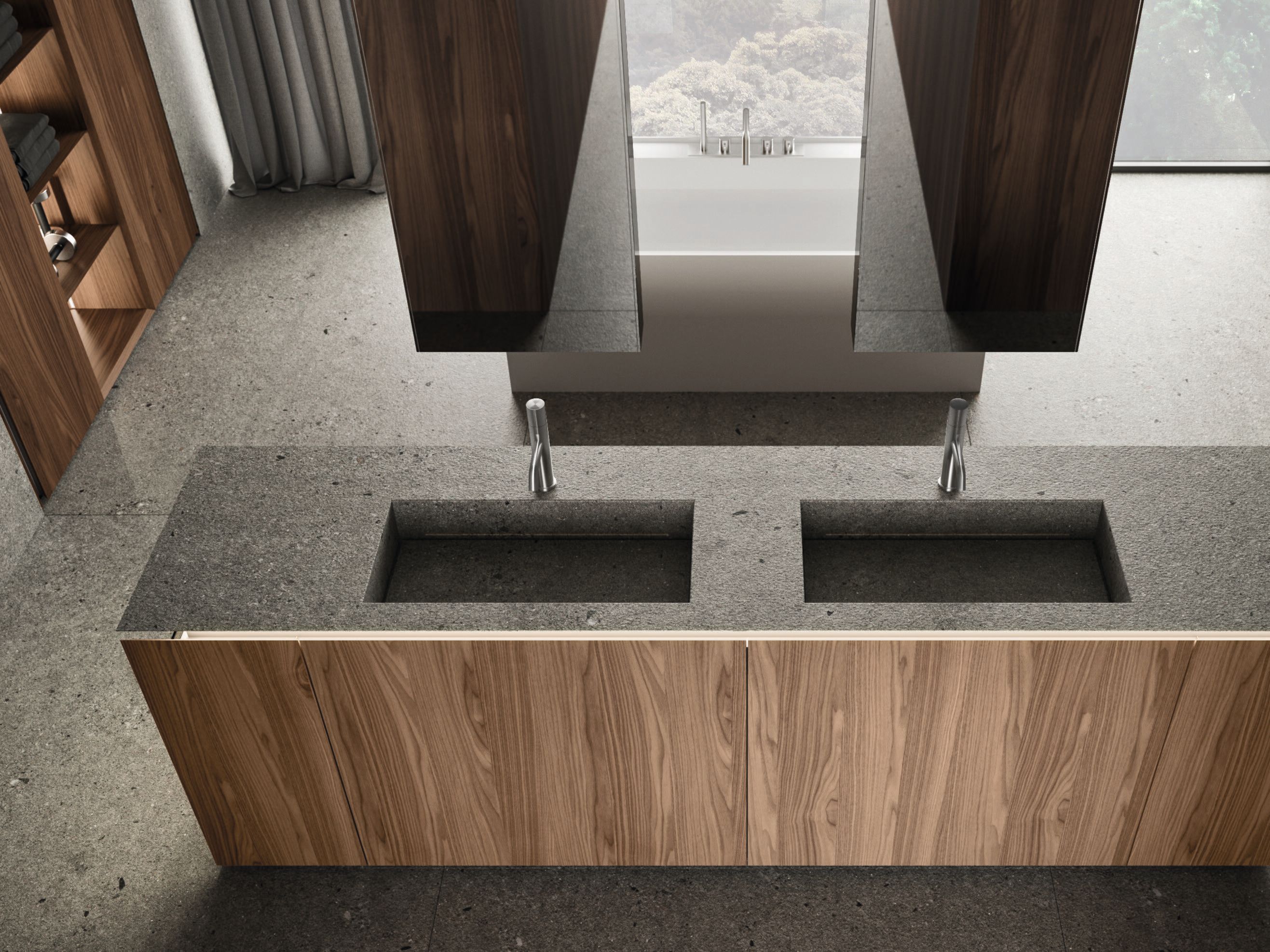 Полная мебель для ванной комнаты Noorth чистый ARCH-00134950 - Вид №1