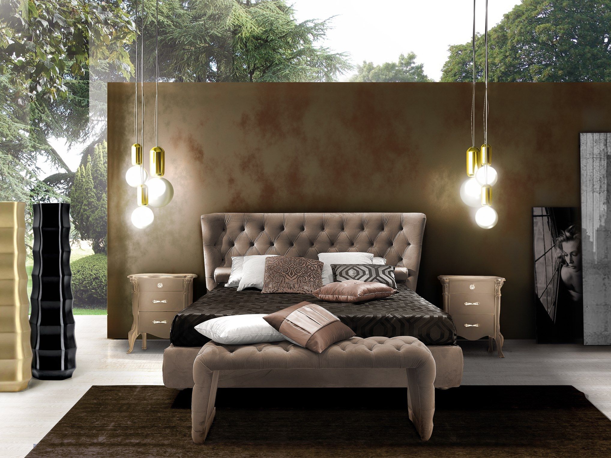 Деревянная тумбочка с ящиками CASA +39 City ARCH-00080537 - Вид №5