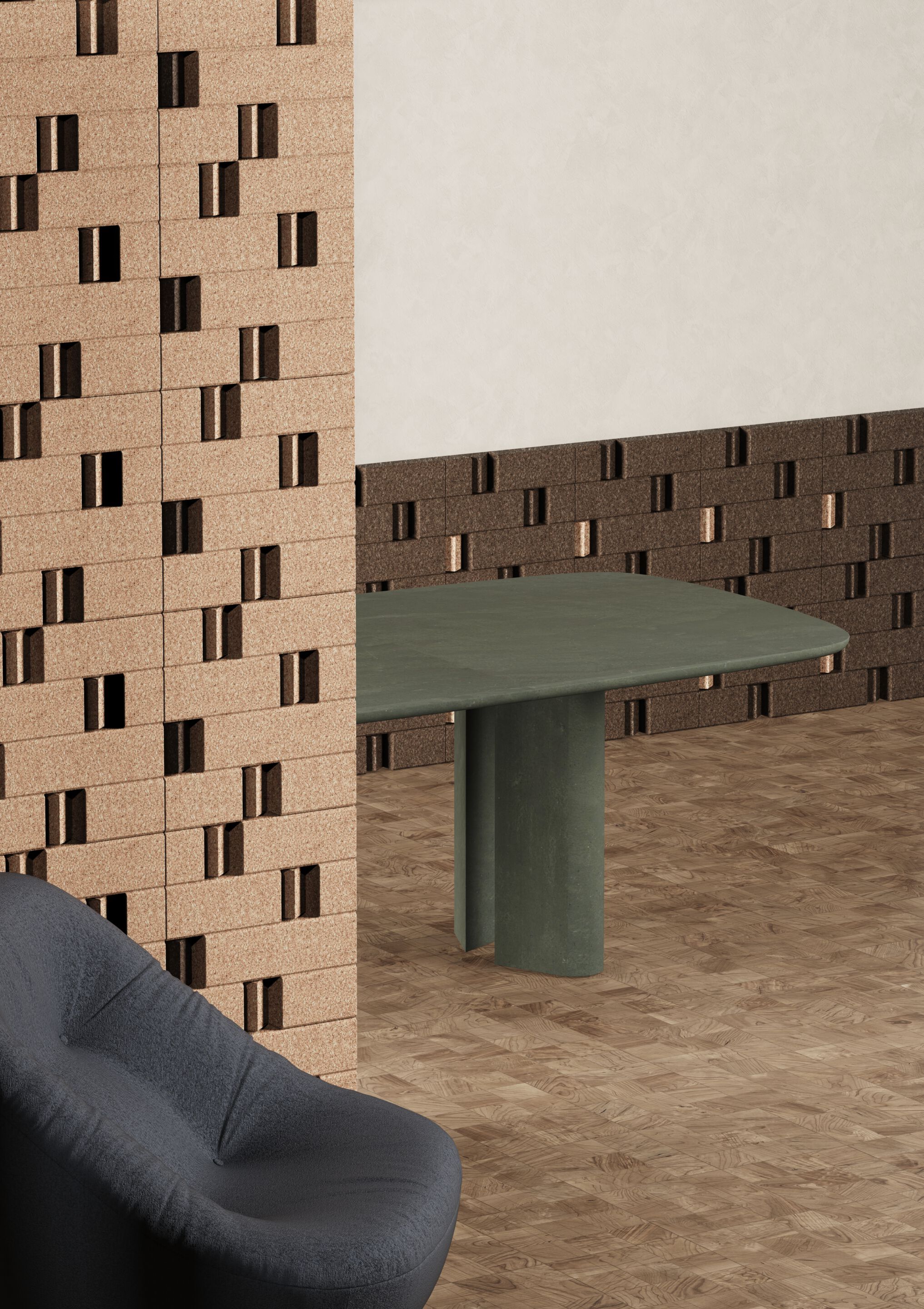 Акустическая панель из пробки GREENMOOD MORSE ARCH-00031079 - Вид №2