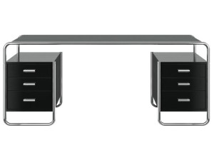 Прямоугольный стол с ящиками