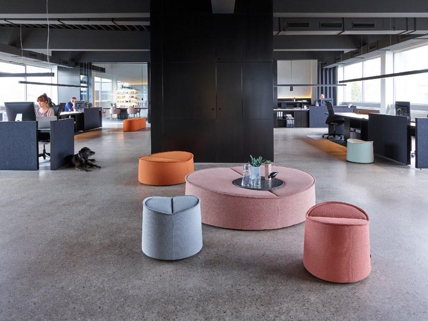 COR Круглый пуф из ткани Nenou sun-id-1394815 - Вид №4