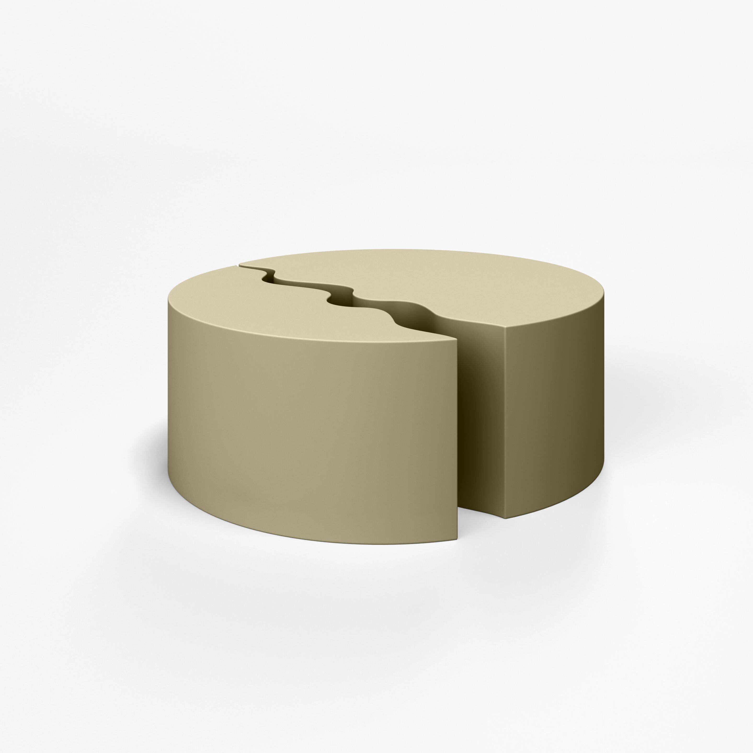 Круглый модульный пуф с пенопластовым покрытием SIXINCH DUAL ARCH-00096567 - Вид №11