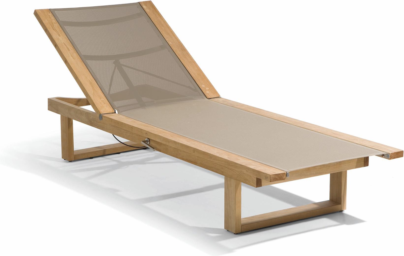 MNST1064 Лежак teak 90 Manutti Siena