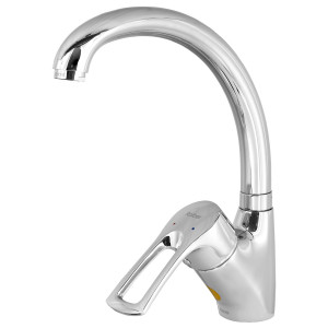 R1102 Смеситель для кухни однорычажный, боковой Raiber Zenos