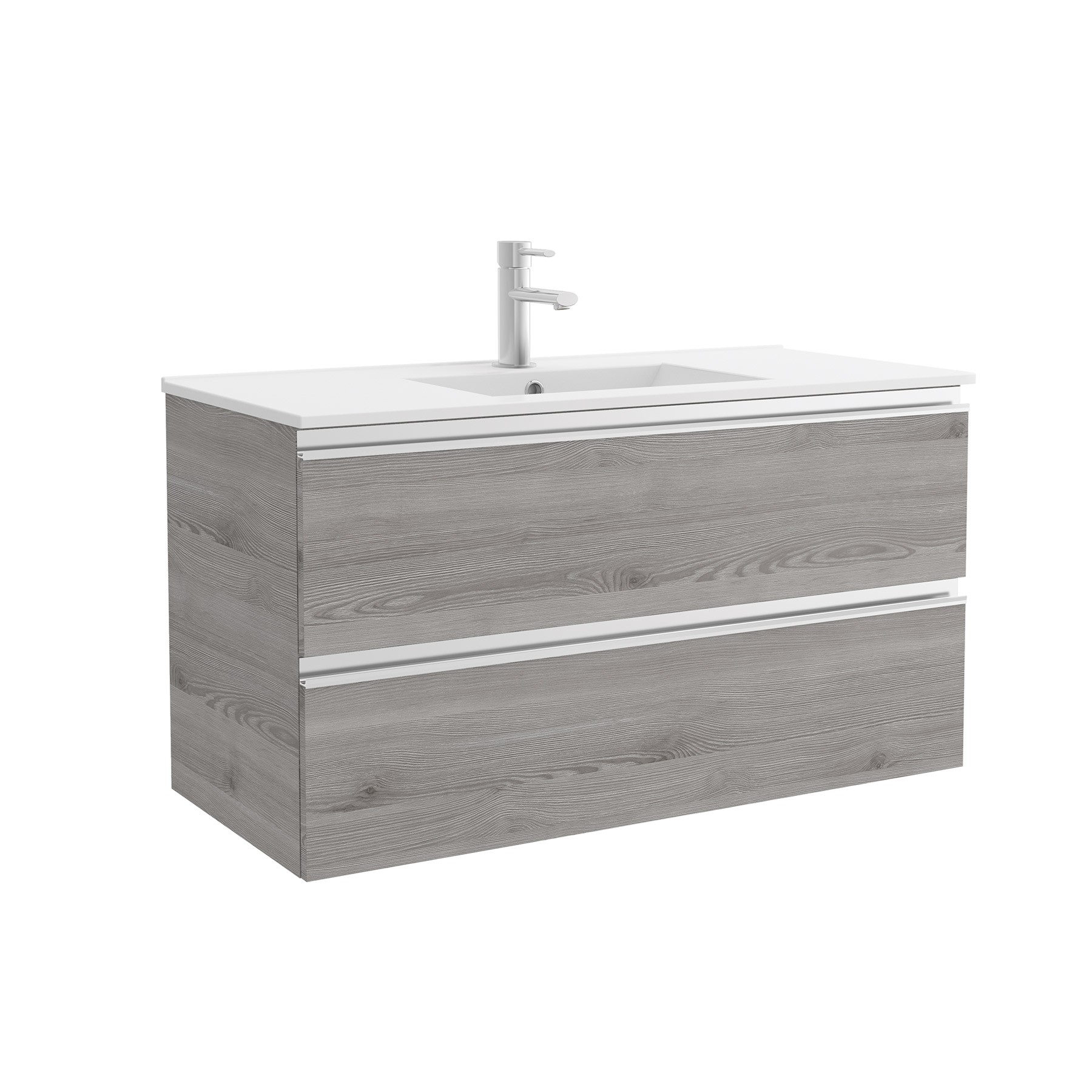 22806 SALGAR Мебель для умывальника SPIRIT 1000 2 металлических ящика BAY PINE 997 x 540 x 450 мм Лавровая сосна - Вид №1