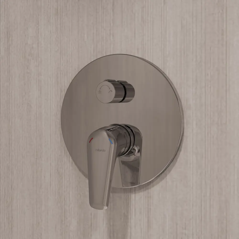 Встраиваемый смеситель MILARDO Dale для душа со скрытым монтажом 89349212 STLM-1326528 - Вид №5