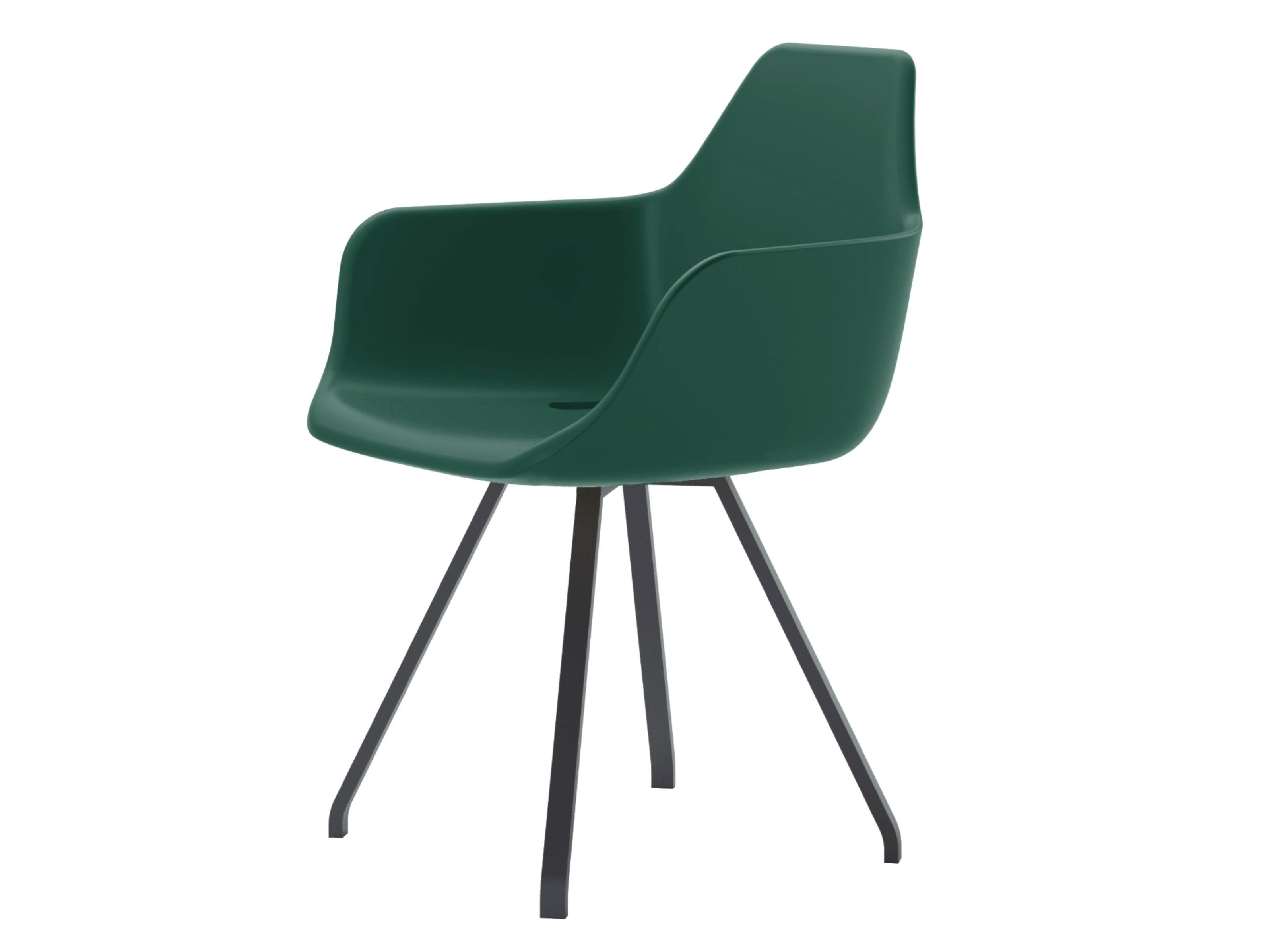 Стул из полиэтилена с подлокотниками ALMA DESIGN y Chair ARCH-00091130